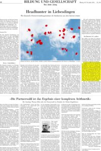 Zeitungsausschnitt von freieherzen.ch im Zürcher-Zeitung vom November 2011